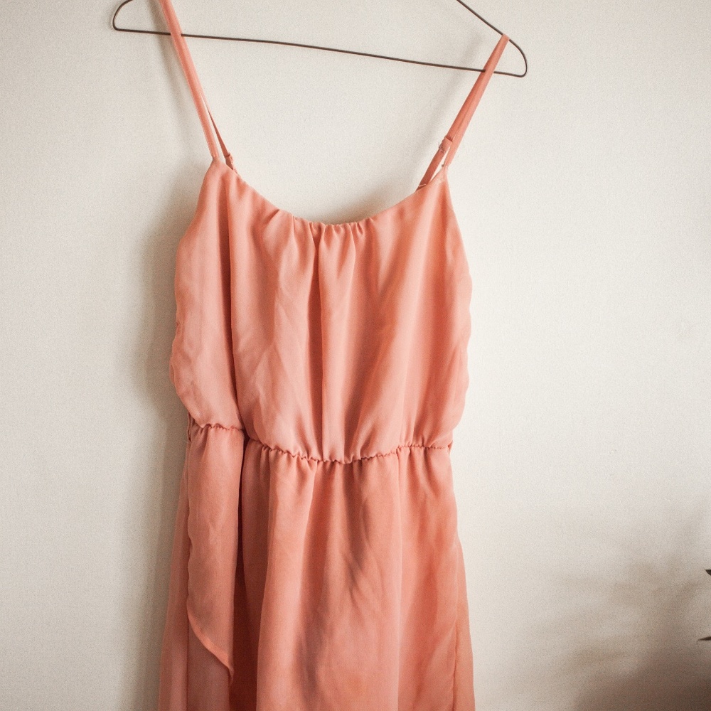 5 for $25 SALE! Poetry Blush High Low Dress - Picture 4 of 4